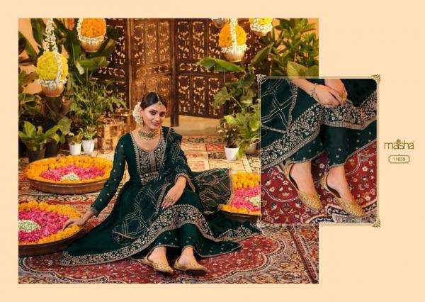 Maisha Zeynep Heavy Georgette Designer Embroidery Suit Collection